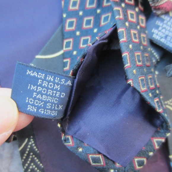 Polo Ralph‎ Lauren Vintage Handmade Ties Silk Floral Lot Of 3 made in USA - Picture 14 of 17